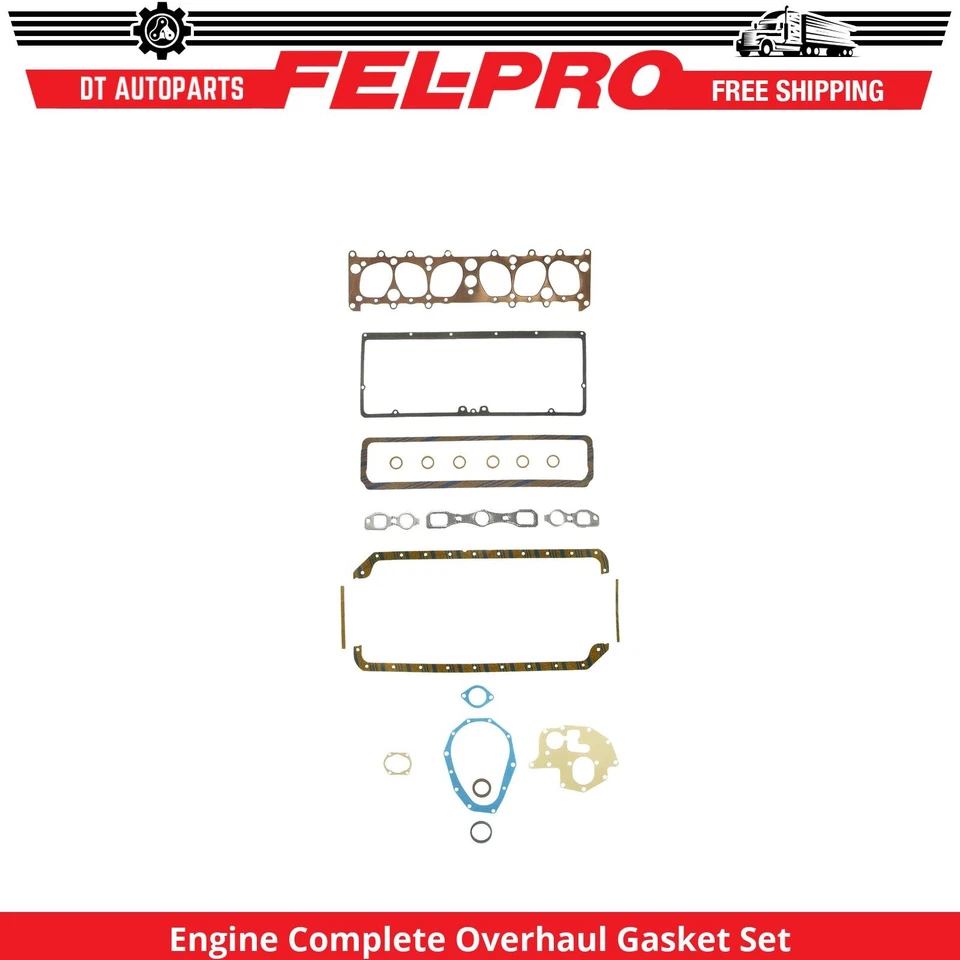 Juego completo de juntas de revisión Fel-Pro para motor Chevrolet Master 1935-1936 3,4 L Foto 1 de 1