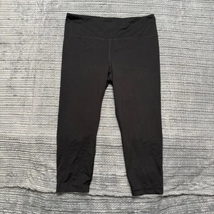 Yogalicious Lux Black Capri Leggings Women's XXL Stretch High Waist Yoga Pants - Picture 1 of 5