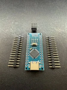 Arduino Nano V3.0 Board Atmega328P kompatibel USB-C CH340G 5V 16MHz ungelötet - Bild 1 von 4