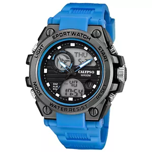Orologio Uomo CALYPSO AnaDigi Blu/Nero K5854/1 - Foto 1 di 3