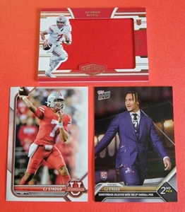 TARJETA DE NOVATO CJ STROUD 2023 TOPPS AHORA RC 2022 BOWMAN UNNIVERSITY RC TEXANS - Imagen 1 de 8