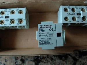 Danfoss Auxilliary Contact Block CBM-40 for Mini Contactors 037H3149 - Picture 1 of 6