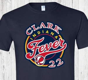 Clark 22 - Indiana Fever - Caitlin Clark - WNBA - Toddler, Youth & Adult Sizes - Picture 1 of 20