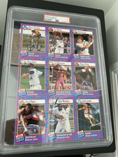 1993 Sports Illustrated for Kids 9-card Panel Nolan Ryan PSA 3 POP 1 master set