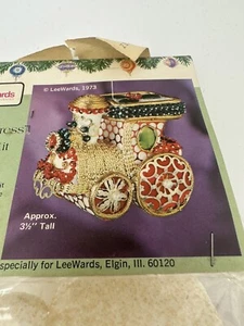 Vtg NOS LeeWards Holiday Express Boutique Ornament Kit Train 1973 1970s 16-47072 - Picture 1 of 7