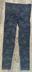 Spanx Look At Me Now Seamless Leggings Fl3515 Blue Camo Sz Large Womens