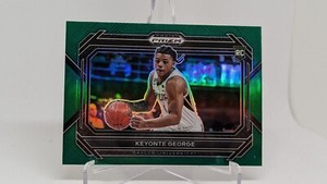 Keyonte George 2023-24 Panini Prizm Draft Basketball Variations Horizontal Green