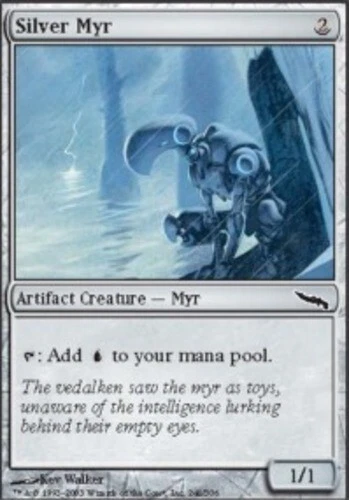 4x Japanese Silver Myr ~ Lightly Played Mirrodin Foreign Stock Image MTG Magic x - Image 1 of 1