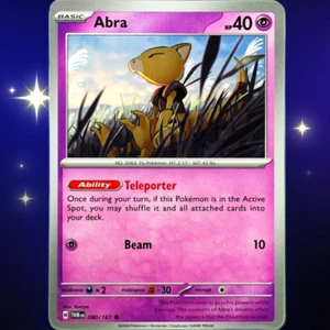 Abra - Common - Pokemon TCG Scarlet & Violet Twilight Masquerade #080/167 - Bild 1 von 4