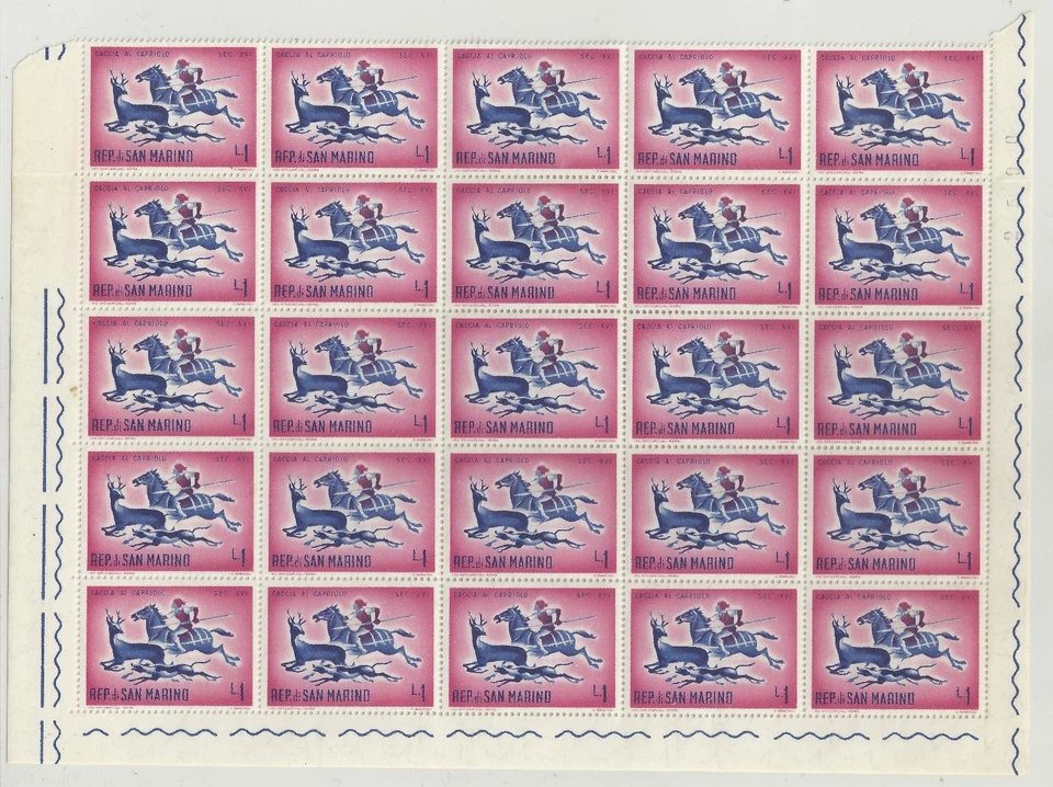 San Marino. Hoja #477 MNH Foto 1 de 1