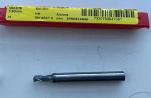DORMER S803HB 3.80mm dia. 3 Flute Slot Drill ( 3RR0574940 ) - Picture 1 of 3
