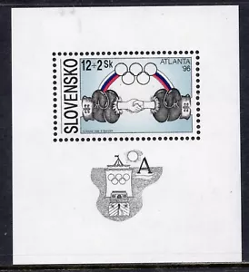 233 - Slovakia 1996 - Olympic Games - Atlanta - USA - MNH Souvenir Sheet - Picture 1 of 2