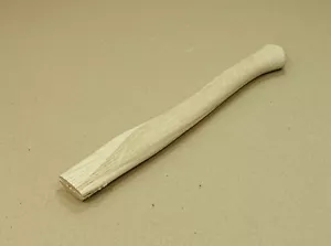 HICKORY 15,7" Single Bit Bent AXE HANDLE - Picture 1 of 6
