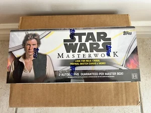2024 TOPPS STAR WARS MASTERWORK HOBBY BOX - NEW SEALED - Picture 1 of 6