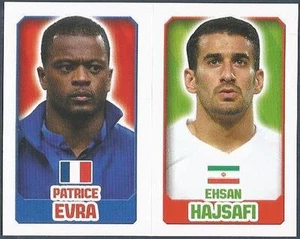 TOPPS ENGLAND 2014- #236-281-FRANCE-PATRICE EVRA-IRAN-EHSAN HAJSAFI - Picture 1 of 1
