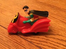 Robin of Batman red scooter 1993 DC AF 25 works great