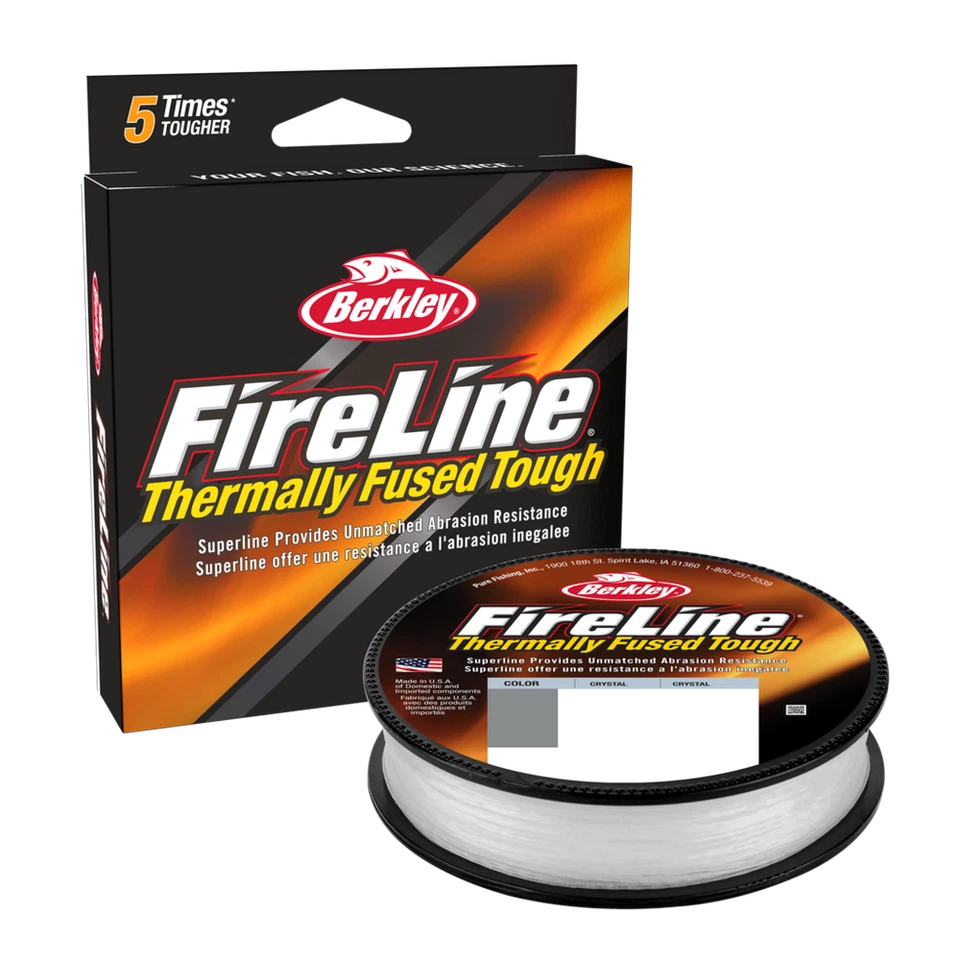 Berkley FireLine Thermally Fused Original 8 Strand Superline CRYSTAL -300m Carretel - Imagem 1 de 1