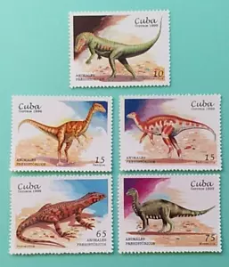 SELLOS TEMA DINOSAURIOS 1999 FAUNA PREHISTORICA 3780/84 5v. Nuevos - Imagen 1 de 1