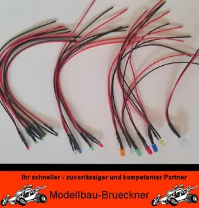 1x LED Lampe Beleuchtung 1,8 - 2 - 3 - 5 - 10 mm 6 - 12 Volt RC Car Buggy Boot - Bild 1 von 1