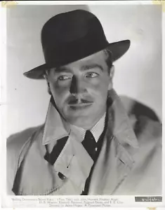 Vintage Production Photo John Howard "Bulldog Drummond's Secret Police" 1939 - Picture 1 of 1