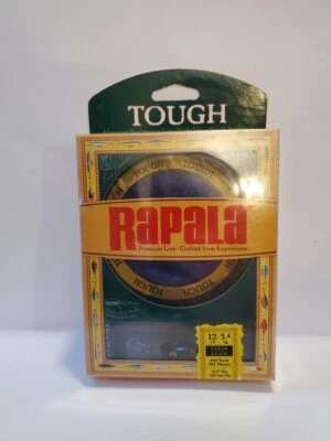 Línea de pesca Rapala 12 libras transparente 440 yardas 0,014"" de diámetro con señuelo de corredor profundo Foto 1 de 3
