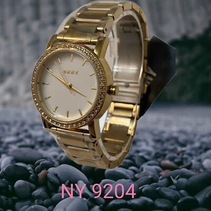 DKNY Soho NY 9204 Three-Hand Gold-Tone Stainless Steel Women Watch - Picture 1 of 3