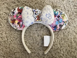 Disney Parks 100 Special Moments Band Leader Mickey Minnie Ears Headband - Picture 1 of 8