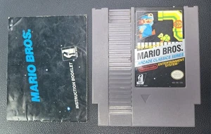 Mario Bros. - 1986 NES Nintendo Game & Manual - Picture 1 of 2