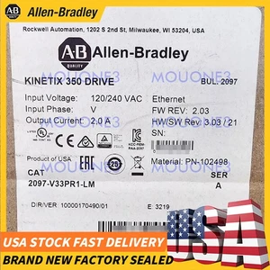 Servoazionamento Kinetix 350 sigillato in fabbrica AB 2097-V33PR1-LM nuovo e autentico - Foto 1 di 3