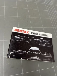 FOLLETO DE CÁMARA DE COLECCIÓN MANUAL DEL PROPIETARIO FOTOGRAFÍA LENTES ASAHI PENTAX - Imagen 1 de 10