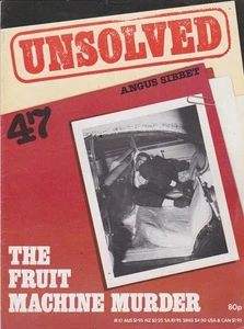 unsolved-47-ANGUS SIBBET-THE FRUIT MACHINE MURDER. - Picture 1 of 4