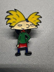 Hey Arnold Pin Pinback Cartoon Funny Fun School Hard Worker Vest Collection - Picture 1 of 4