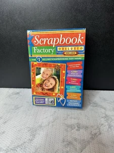 NEW Scrapbook Factory Deluxe v5 2010 Photo Editing Software Windows 7 Vista XP - Picture 1 of 7
