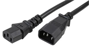 PRO ELEC - IEC C14 Plug to IEC C13 Socket Extension Lead 10A 5m Black - Picture 1 of 1