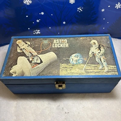 HASBRO G.I. Joe - "ASTRO LOCKER" #7942 Foot Locker com inserção - 1969 - Bom - Imagem 1 de 4