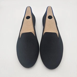 Rothys The Loafer Black Slip On Flats Womens Sz 7 NEW - Picture 1 of 6