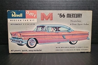 Revell/amt 56 Mercury Montclair 4-door Sport Sedan BOX ONLY Kit# H-1204-6:98 - Image 1 of 4