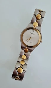 Men's Fossil Arkitekt Watch FS-2787 Two Toned Diamond - Picture 1 of 4