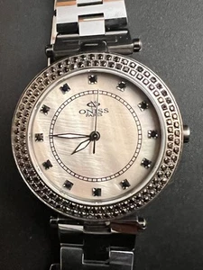 Oniss Paris Watch Swiss Movement Genuine Diamond TUNGSTEN Stainless Steel - Picture 1 of 4