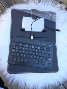Bluetooth Keyboard, Wireless Keyboard + Bluetooth Keyboard Stand for iOS/Android - Picture 1 of 4