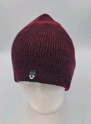 Вязаная шапочка темно-бордовая True Religion - Изображение 1 из 4