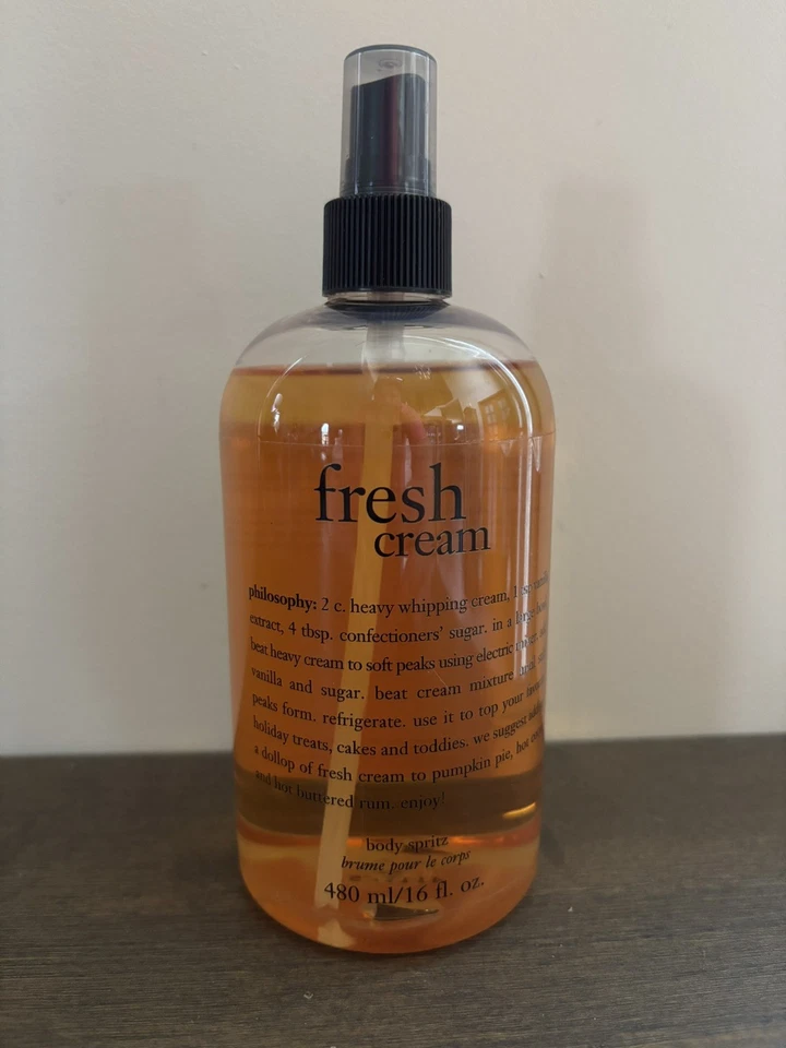 Philosophy CREME FRESCO Body Spritz 16 oz COM PULVERIZADOR Perfume Fantástico NÉVOA! - Imagem 1 de 1