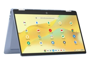 HP 14 inch x360 FHD Touch Chromebook Laptop Intel Processor N100 4GB RAM 64GB - Picture 1 of 6