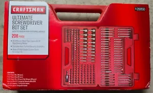 Sears Craftsman 208 pc Ultimate Screwdriver Bit Set 920050 Flat Phillips Torx - Picture 1 of 5