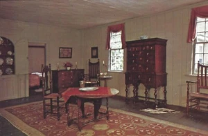 POSTCARD—Hyland House of Guilford Connecticut built in 1660—FREE SHIPPING - Picture 1 of 1