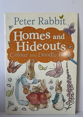 Peter Rabbit  ~ HOMES and HIDEOUTS  Colour and Doodles Book A4 Paperback New B14 - Image 1 of 4