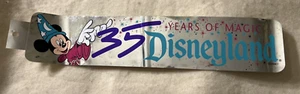 Vintage Disneyland 35th Anniversary Bumper Sticker 1990 New-Unused - Picture 1 of 2