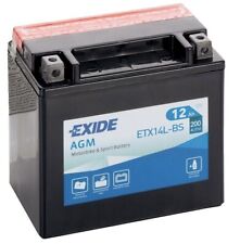 EXIDE ETX14L-BS Motorcycle Bike Battery 