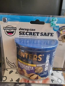 COOL Bigmouth Inc PLANTERS DELUXE MIXED NUTS Can Secret Safe Bank NEW - Picture 1 of 2