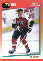 1991-92 (FLYERS) Score Canadian English #108 Tim Kerr